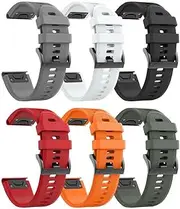 [KAVJU] For Fenix 5 Band 22mm Width Soft Silicone Watch Strap For Fenix 5 Plus/Fenix 6/Fenix 6 Pro/Fenix 7/exip/Forerunner 935/945/Approach S60/Quatix 5 WatchBands