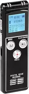 Oimzzr Digital Voice Recorder 8+32G Activated Record Playback MP3 Music Player with Mic and Speaker 1536KBPS High Recording Support Password Protection Screen and Multilanguages System USB Charging o
