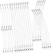 40pcs Fishing Wire for Tackle Steel Cable Leaders Snaps Fishing Gear Set