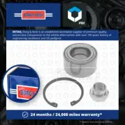 Wheel Bearing Kit fits FORD COURIER Front 1.3 1.4 1.8D 94 to 02 B&B 1088380 New