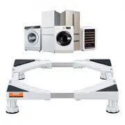 VEVOR Mini Fridge Stand Universal Laundry Pedestal, Adjustable with 4 Strong Feet, Washing Machine Base Multi-Functional for Washer And Dryer, 381-615