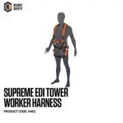 LINQ SUPREME EDI Tower Worker Height Safety Harness SMALL (S) + Harness Bag