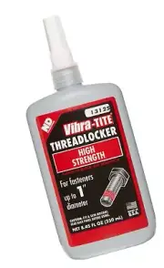 Vibra-TITE 131 Permanent Strength Anaerobic Threadlocker, 250 ml Bottle, Red 1