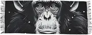 [XYMZR] Monkey Coffee Black White Women’s Scarf Soft Warm Long Scarves Shawl Wrap for Winter Autumn Spring Travel Office Home, Multi-colored