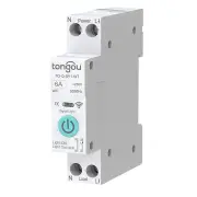 Tongou Tuya WiFi Smart Circuit Breaker Switch 32A-63A 90V-240V Remote Voice Control with App Timer Modes Smart Home Auto