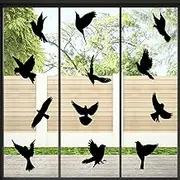 Window Stickers for Glass, Window Clings, Glass Stickers for Windows, Glass Door Stickers, Window Decals(Black)