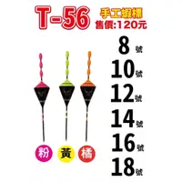 在飛比找蝦皮購物優惠-【海岸釣具】 E.F 展鷹 T-56 波波手工蝦標 短標 高