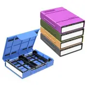 5-Pack Hard Drive Carrying Case Protective Box for 3.5/2.5 Inch Multi-Color