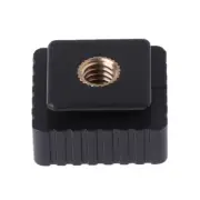 Hot Shoe Mount Adapter To 1/4" Screw for Head Thread For Studio Light Stand