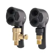 Air Compressor Adapter Portable Deflation Valve Presta Compatible Car Bike Moto