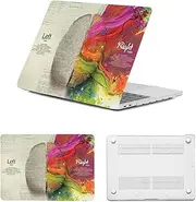 Compatible with New MacBook Air 15 inch Case M2 M3 M4 (2023-2025) A2941 A3114 A3241 Retina Display/Touch ID,Flexible Plastic Laptop Protective Case Cover,Creative Brain