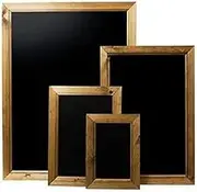 Framed Chalkboard/Blackboard (83 x 63cm), Wood, Black, A1 (83 x 63 x 1.5cm)