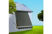 Instahut Window Fixed Pivot Arm Awning Outdoor Blinds Retractable Canopy1.5X2.1M