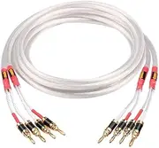 A Pair of HiFi Banana Plug Speaker Cables(Banana-Banana,1.5m)