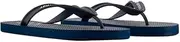 [Armani Exchange] Men's Printed Rubber Sole, Side Logo Flip Flops