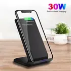 30W Wireless Charging Station For Apple iPhone 15 Pro 14 Samsung Z Flip 5 4 S23+