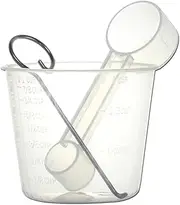 Queenom Bread Measuring Cup Kit - 3 Piece Set (240ml, Plastic) for Bread Maker Machine Accessories
