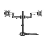 Brateck 88.6cm Dual 17'-32' Monitor Mount Stand Premium Articulating Aluminum
