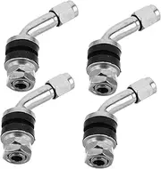 iplusmile 4pcs Motorcycle Tire Valve Stems Aluminum Valve Stem Cap Tire Inflation for Automotive Accessories Universal Fit for Car Bike