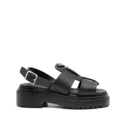 [Prada] Prada Buckle Platform Sandals 37 IT BLACK