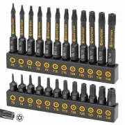 Torx Bits Set Amartisan 24Piece Security Torx Bit Set Tamper Resistant Star