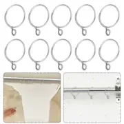 36pcs Drape Hook Rings Drapery Eyelet Hook Curtain Eyelets Metal Curtain Rings