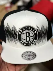 Mitchell & Ness NY Brooklyn Nets SnapBack Hat Black hat Official Licensed