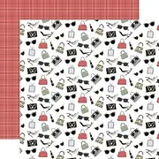 Echo Park Paper Fashion: Chic Accessories 12x12 Patterned Paper, Various