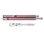 Milwaukee Ratchet 1/2" Drive 11" Flex Head w/ 1/2" Drive Extension Set (5-Piece)