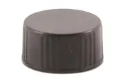 Screw Cap Plain Black 20mm