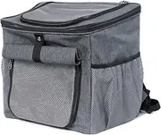 zolyet Dog Bike Basket Ox Cloth Pet Carrier Backpack for Small Medium Cats Dogs CH002