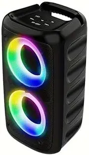 Portable Bluetooth Speaker,Karaoke Machine for Adults and Kids,Portable Bluetooth Speaker with 1 Wired Microphone,Rechargeable Powered Dj/PA Speaker System with TF Card,AUX,REC,TWS for Birthday Party