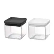 Brabantia Stackable Square Canister 700mL - Light Grey Ld