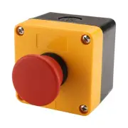 Baomain Red Sign Momentary Emergency Stop Weatherproof Push Button Switch...