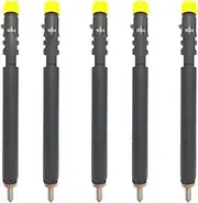 5X CRDI-Diesel Fuel Injector Nozzle EJBR04601D / A6650170321 Compatible with SsangYong Kyron Rexton Rodius Stavic 2.7 Xdi