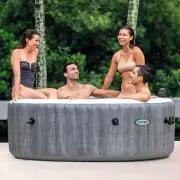 Intex Inflatable Spa PureSpa 6 Person Heated Bubble Massage Spa 28442 216 x 71cm