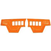 XP1000 Billet Rocker 8 Switch Dash Panel 2 Piece CNC RZR 900 1000 Orange Madness