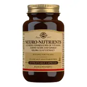 Solgar Neuro Nutrients, Keto Support, Vegan Friendly, Vitamin C, 60 Capsules