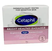 Cetaphil Face Cream Night Radiance Bright Comfort Dry Rough Dark Spot Skin 50 g