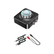 Bluetooth USB 5.0 Receiver Wireless 3.5mm AUX To 2RCA Audio Stereo Adapter