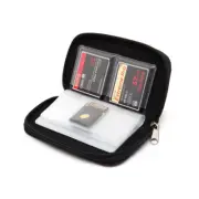 Memory Card Storage Bag Carrying Case Holder Mesh 22 Slots for SD/Micro SD Cards