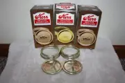 (3) New Sealed 1 Partial Vintage Kerr Regular Mason Caps Home Canning 12 Pack