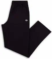 [Champion] Mens Big and Tall Open Bottom Lounge Pants, Lightweight Jersey Sweatpants