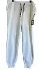 Kenneth Cole Joggers Mens 4X White Black Logo Sweatpants Workout Athleisure NWT