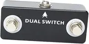 Ｓｉｍｈｏａ Dual Foot Switch Pedal Professional Stomp Box Push Button for Bass Guitar