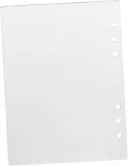 DOITOOL Elegant Acrylic Binder Cover Detachable Frosted Binder Cover Notebook Decorative Planner Journals