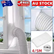 Window Seal Kit for Portable Air Conditioning Sealing Zip Hose Vent Universal
