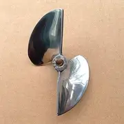 LUMIXE 1PCs 478/678 2-Blade Aluminum Propeller Mental Paddle Inner Diameter 5mm/6.35mm for RC Gasoline Boat Ship Accessories Boat Propeller (Color : 478 Inner Dia 6.35mm)