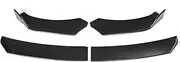 4PCS Car Front Bumper Lip Diffuser Chin Body Kits Spoiler Splitter Compatible for Audi A3 A4 A5 A6 A7 A7 A8 Q3 Q5 Q7 RS5 RS6 RS7 S3 S4 TT(Carbon Fiber Look)