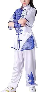 [Generic] Adult Kung Fu Suit Embroidery Dragon Chinese Tai Chi Uniform Traditional Lion Dance Clothing Martial Arts Wing Chun Costume